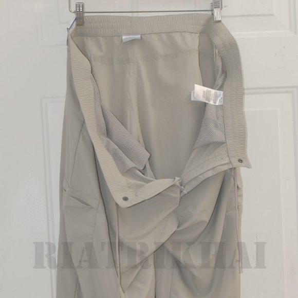 XXL GREY NWT Columbia Ladies' Roll Up Pant UPF 30 Sun Protection Cargo Pockets - Picture 7 of 9